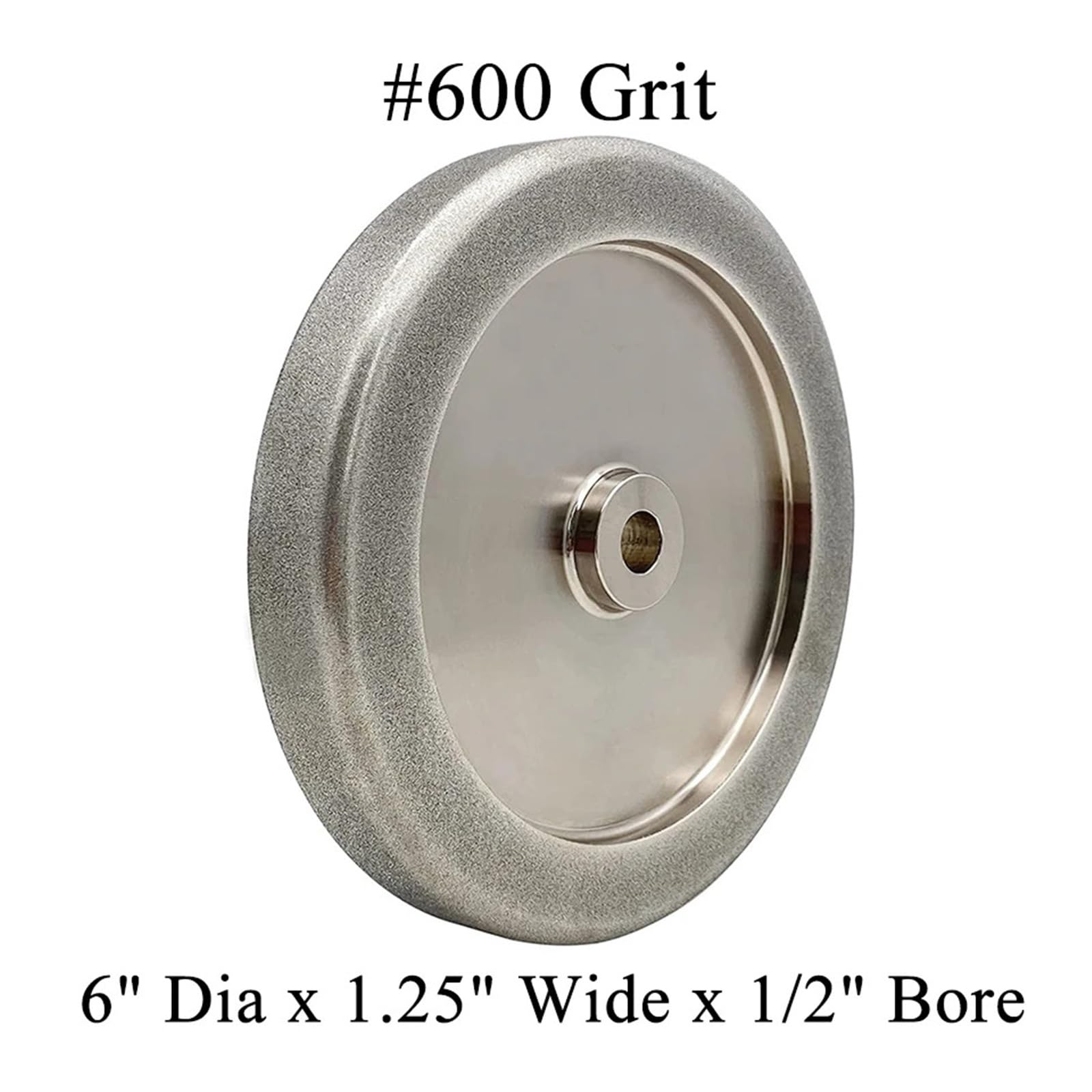 Mole abrasive da 150 mm, larghezza 6 pollici 1/1,25/1,5'' for smerigliatrici da banco, mole for affilatura di utensili for tornitura del legno