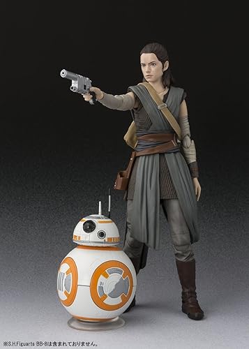 Miniatura 8 de S.H. Figuarts Star Wars Rei (The Last Jedi), aprox. 5.7 pulgadas (5.709 in), ABS y PVC prepintada figura de acción