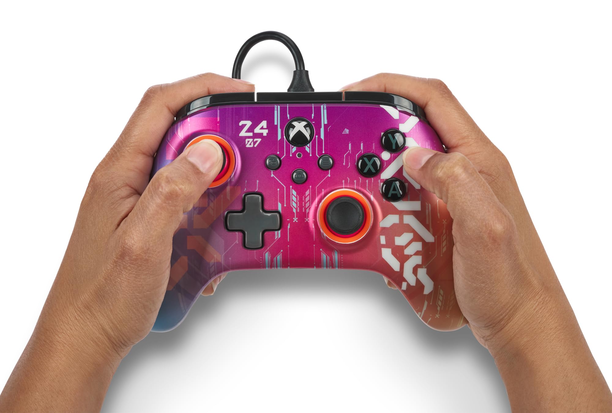PowerA Xbox Series X|S için Advantage Kablolu Oyun Kumandası - Cyber Style