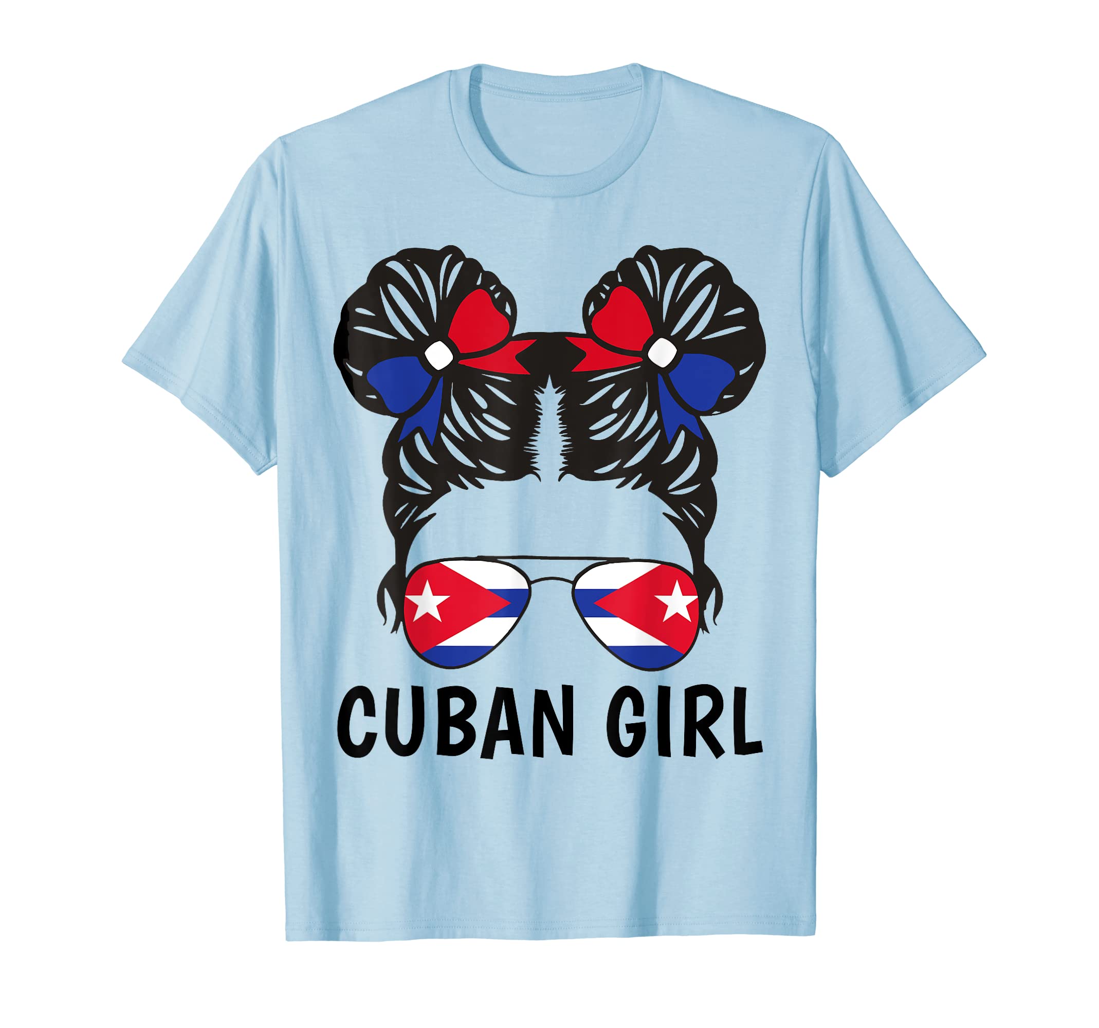 Cuban Girl Shirt Cuba Flag Hispanic Heritage WomenCuba Flag Cuban Girl Shirt Hispanic Heritage Month Kid Women T-ShirtOEKO-TEX STANDARD 100