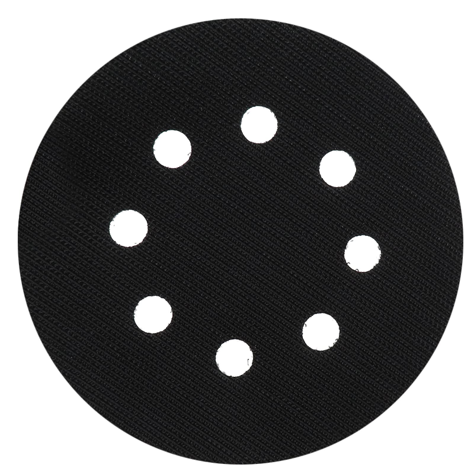 3 Pc 5 Pouces 8 Trous Crochet Et Boucle Noir Interface Pad Protection Disque Accessoires Pour Outils Électriques