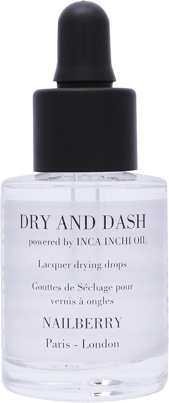 Nailberry Dry and Dash Lacquer 11 ml | Quick Drying Drops for Nail Polish | Accelerates Drying Time and Prevents Scuffs or Chips