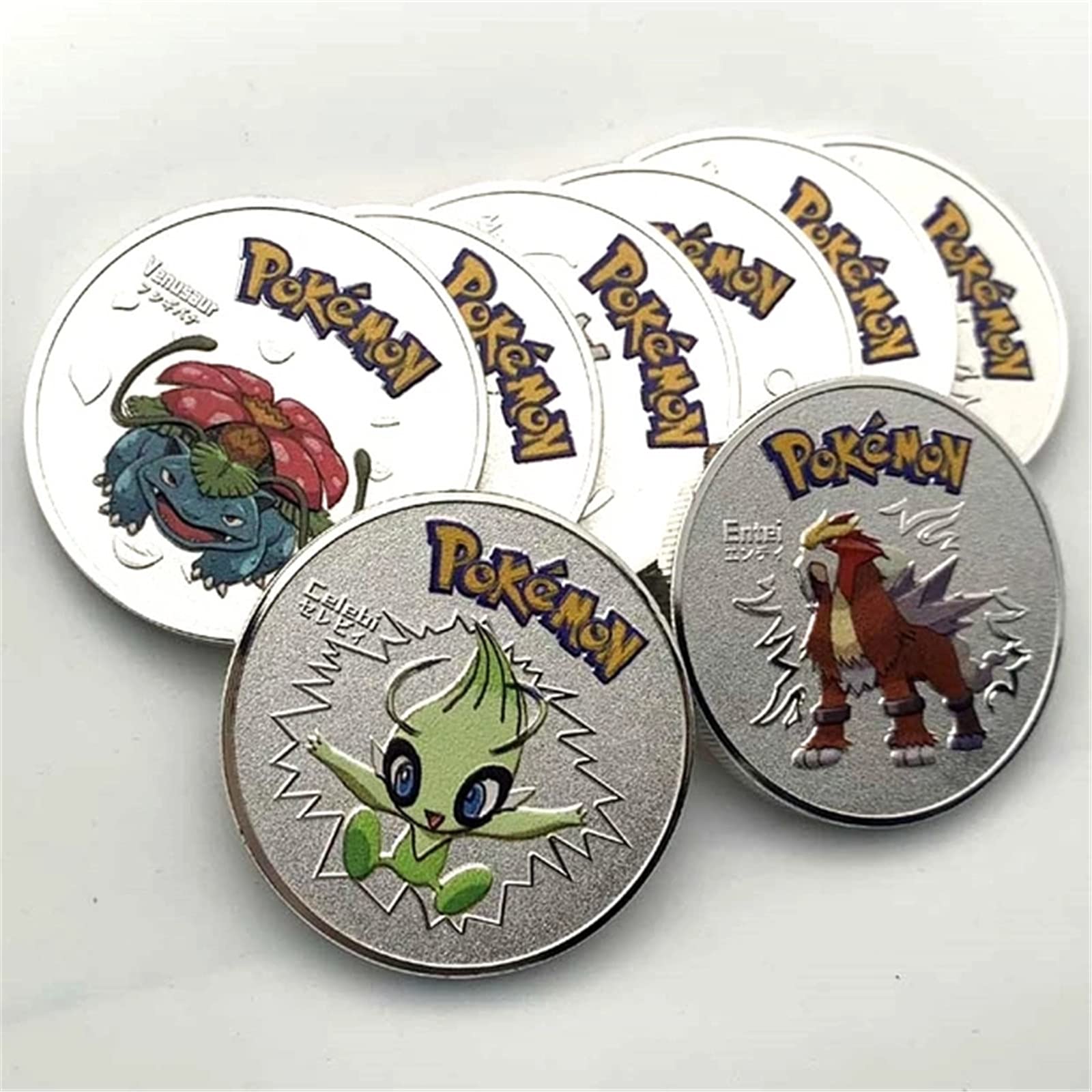 【希少】ポケモンコイン まとめ売り 65枚 Amazon.co.jp: 非磁性ポケモンシルバーコイン日本のポケモン周辺