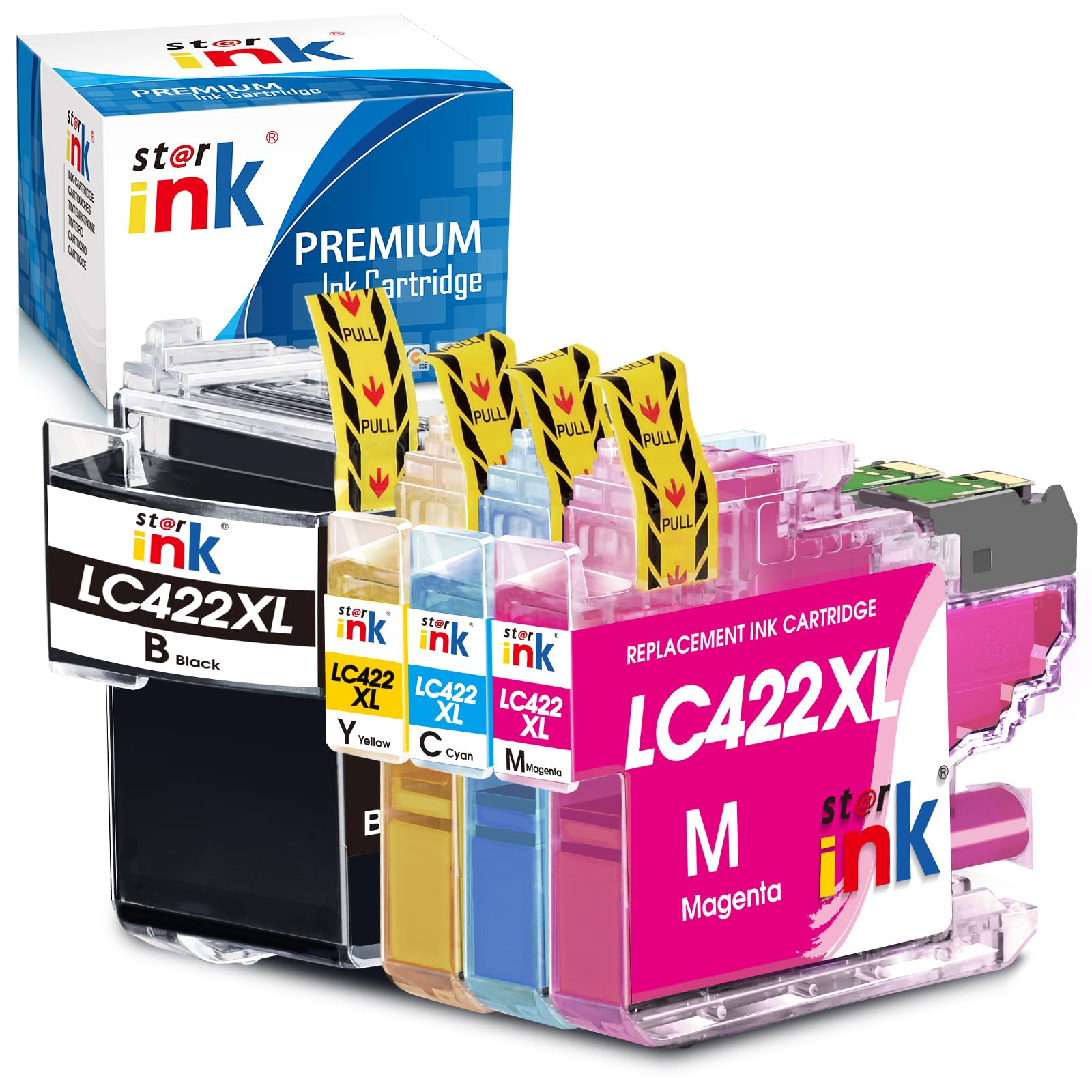 starink LC422 Ink Cartridges Multipack Replacement for Brother LC-422 Printer Cartridges Compatible with Brother MFC-J5340DW, MFC-J5345DW, MFC-J5740DW, MFC-J6540DW, MFC-J6940DW