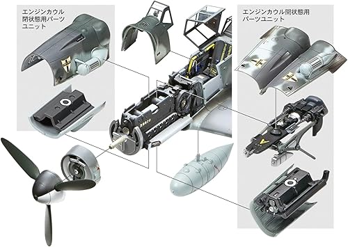 Miniatura 5 de Tamiya 61117 1/48 Messerschmitt BF 109 G-6 Kit de avión modelo de plástico