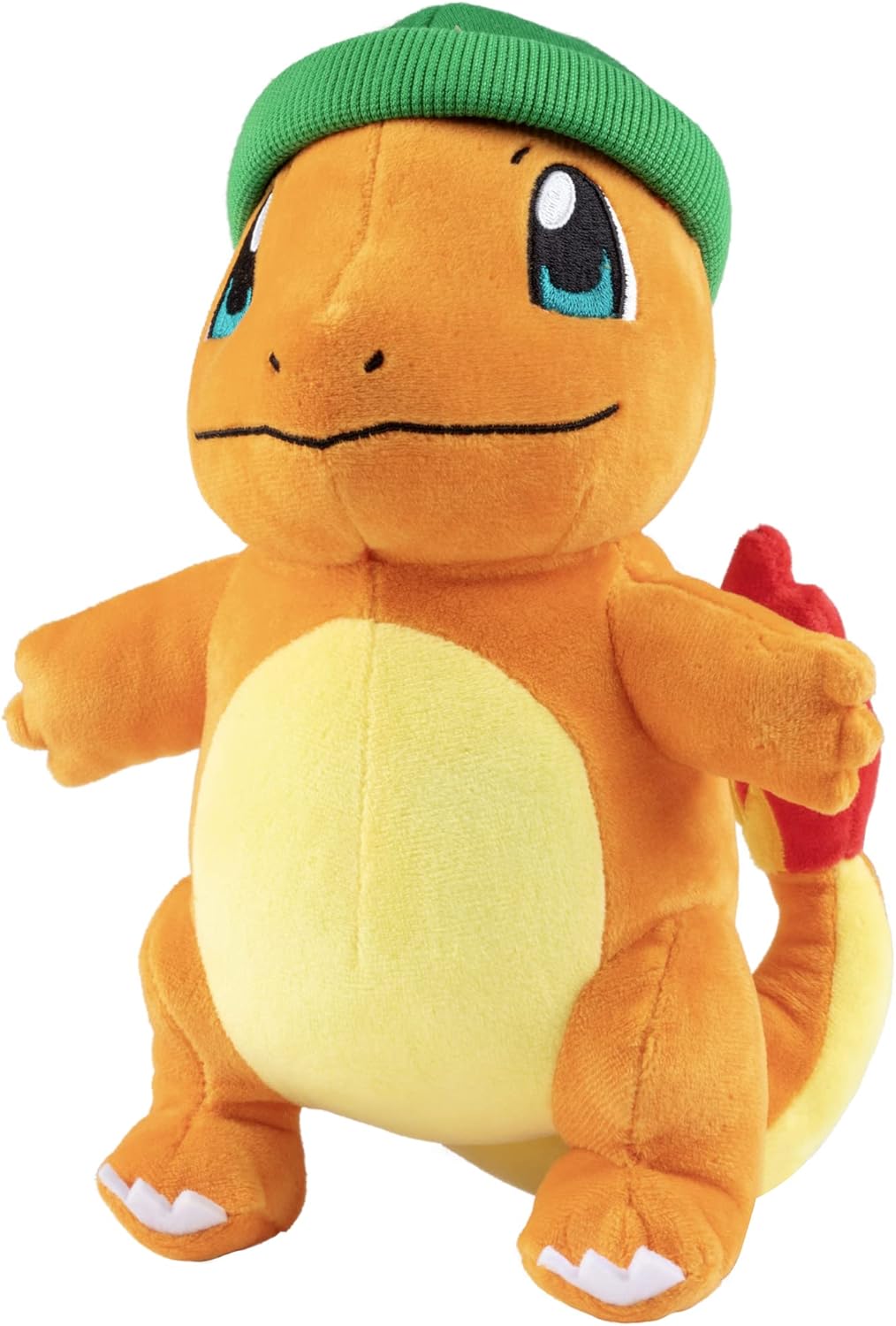 Pokemon 8" Holiday Charmander Plush with Winter Hat Accessory - Officially Licensed - Generation 1 Starter - Stuffed Animal Toy Figure - Christmas Stocking Stuffer Gift for Kids, Boys, Girls - 2+