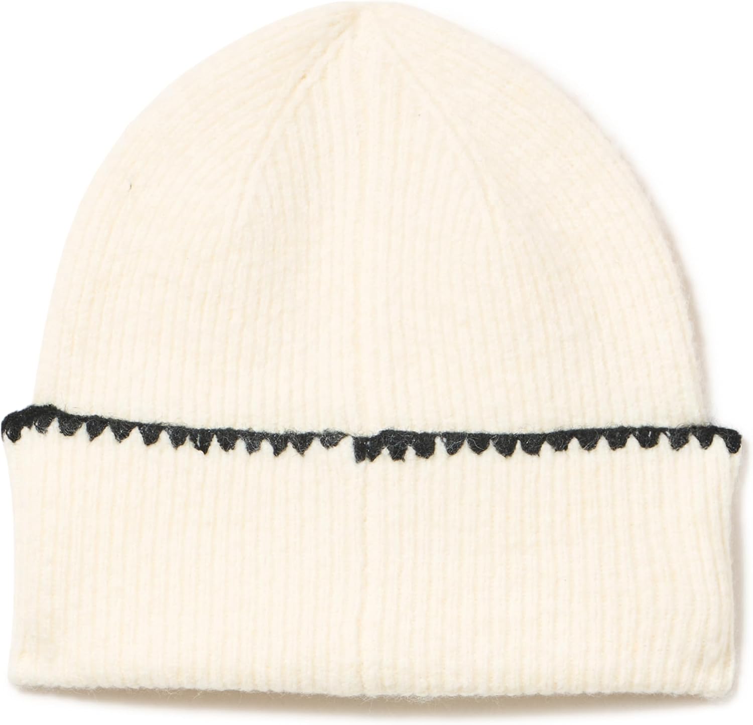Karl Lagerfeld Women's Whipstich Beanie with Embroidered Karl Logo
