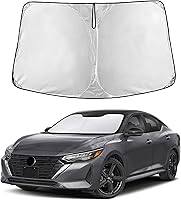 Vista 49 de EcoNour Parasol para Subaru Crosstrek 2013-2015 2016 2017, visera solar para parabrisas delantero y ventana, bloqueador de calor UV y protector