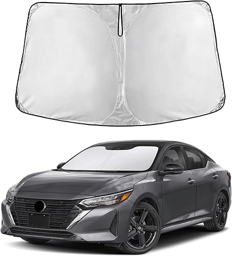 Miniatura 49 de EcoNour Parasol para Subaru Crosstrek 2013-2015 2016 2017, visera solar para parabrisas delantero y ventana, bloqueador de calor UV y protector