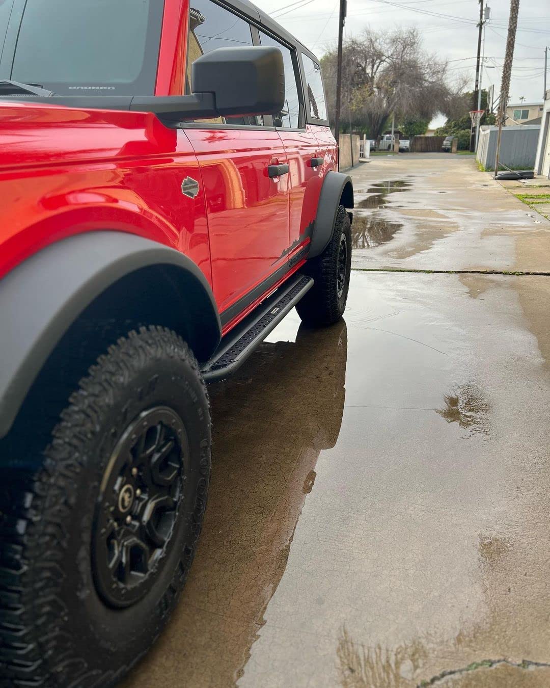 Go Rhino Dominator Xtreme DSS Sidestep & Brackets | Mild Steel, Textured Black | DSS4129T | Fits 2021-2025 Ford Bronco 2-Door (Excludes Bronco Sport)