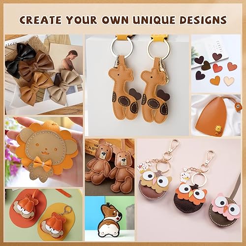 Miniatura 5 de 12 hojas de cuero sintético, hojas de piel sintética de 8 x 12 pulgadas, material de piel sintética para bricolaje, fabricación de bolsas,