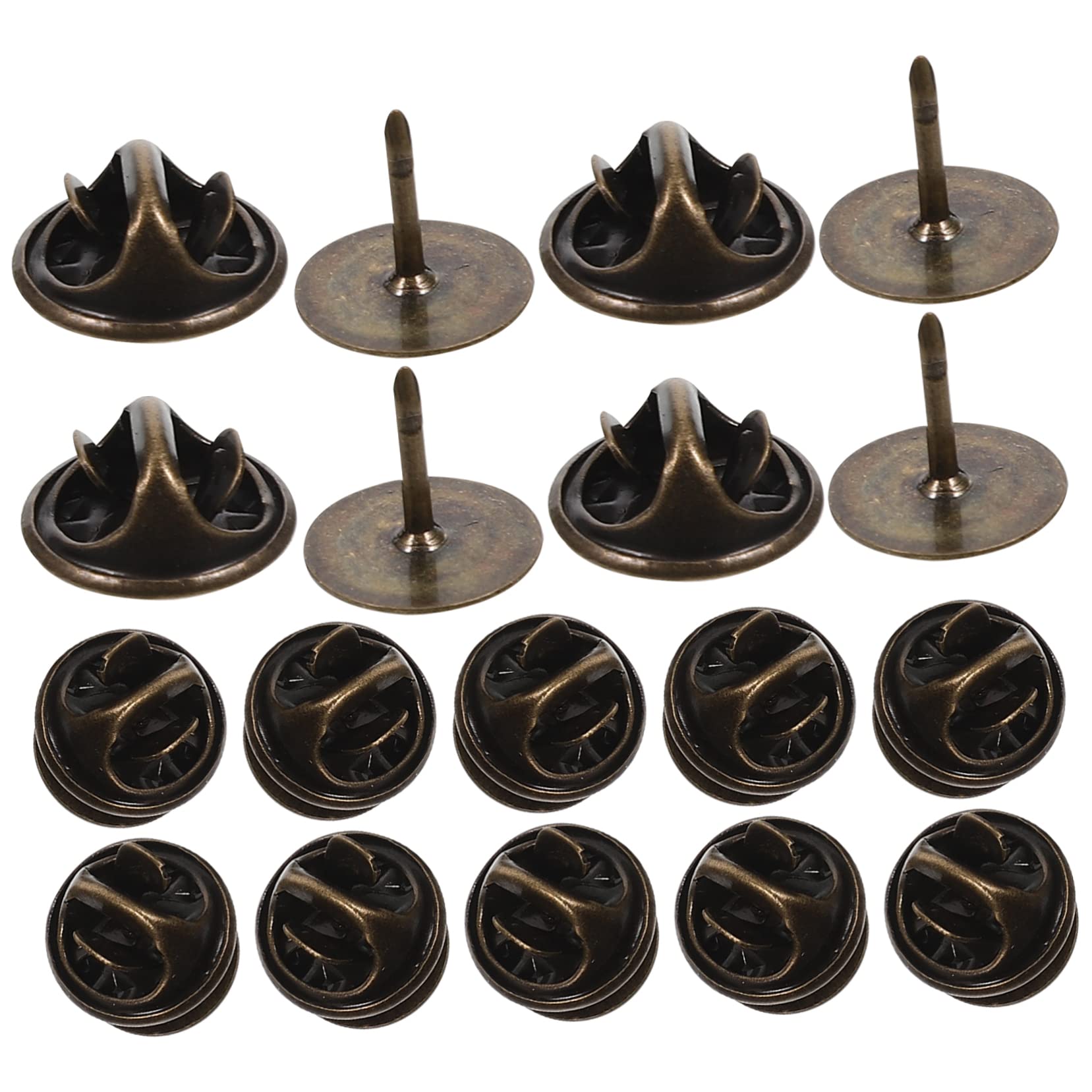 NUOBESTY 250sets Spille Con Retro Di Bloccaggio Per Creazioni Artistiche Di Gioielli Accessori Per Spille e Distintivi e Fermagli Per Cravatte