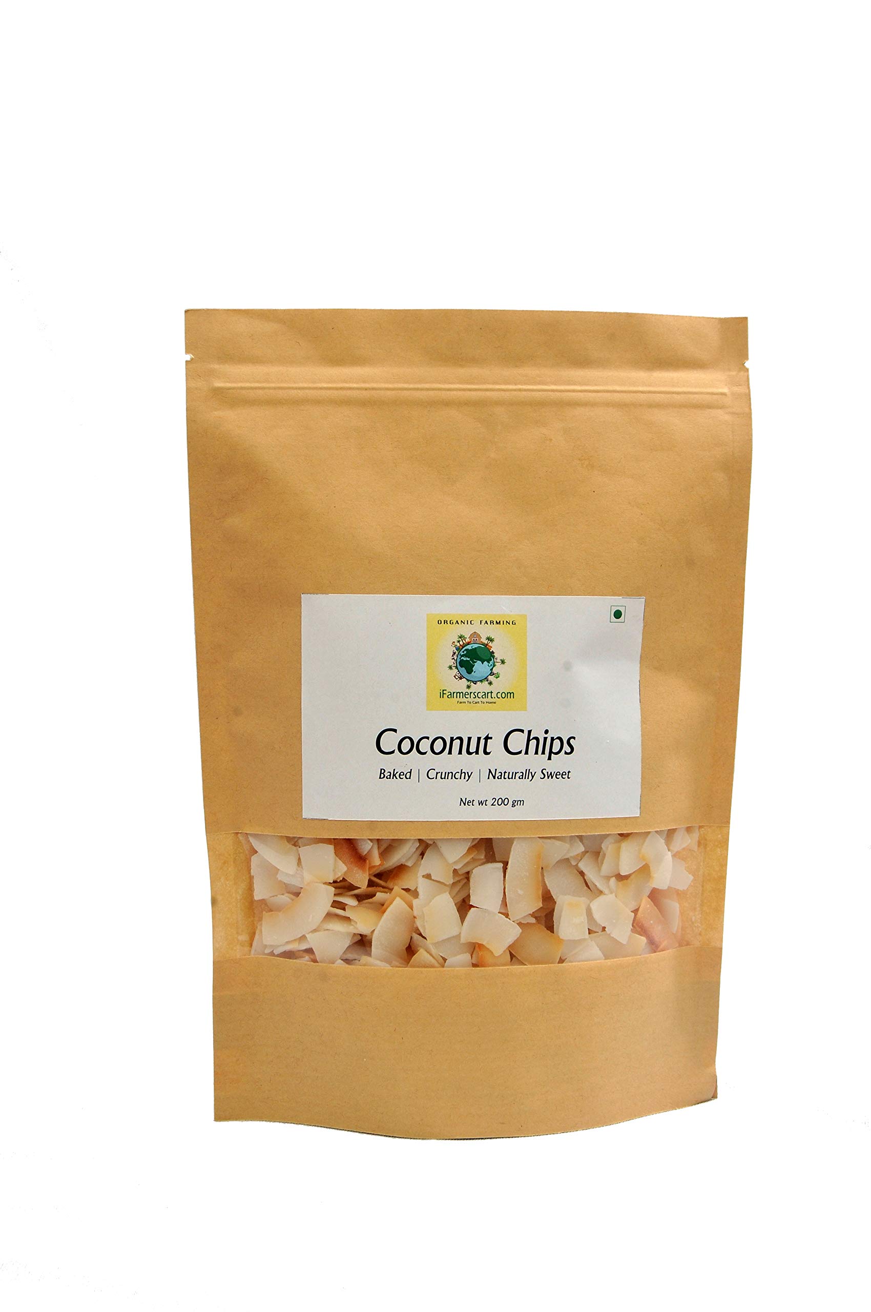 iFarmerscart Fresh Coconut Chips|Crafted By The Dedicated Coconut Farmers Society|Healthy And Delicious For Kids|Oil Free|Baked|Coconuts From Grade A Tall Trees|Gluten Free-200 Grams (B07Y8JGKTJ) Amazon Price History, Amazon Price Tracker