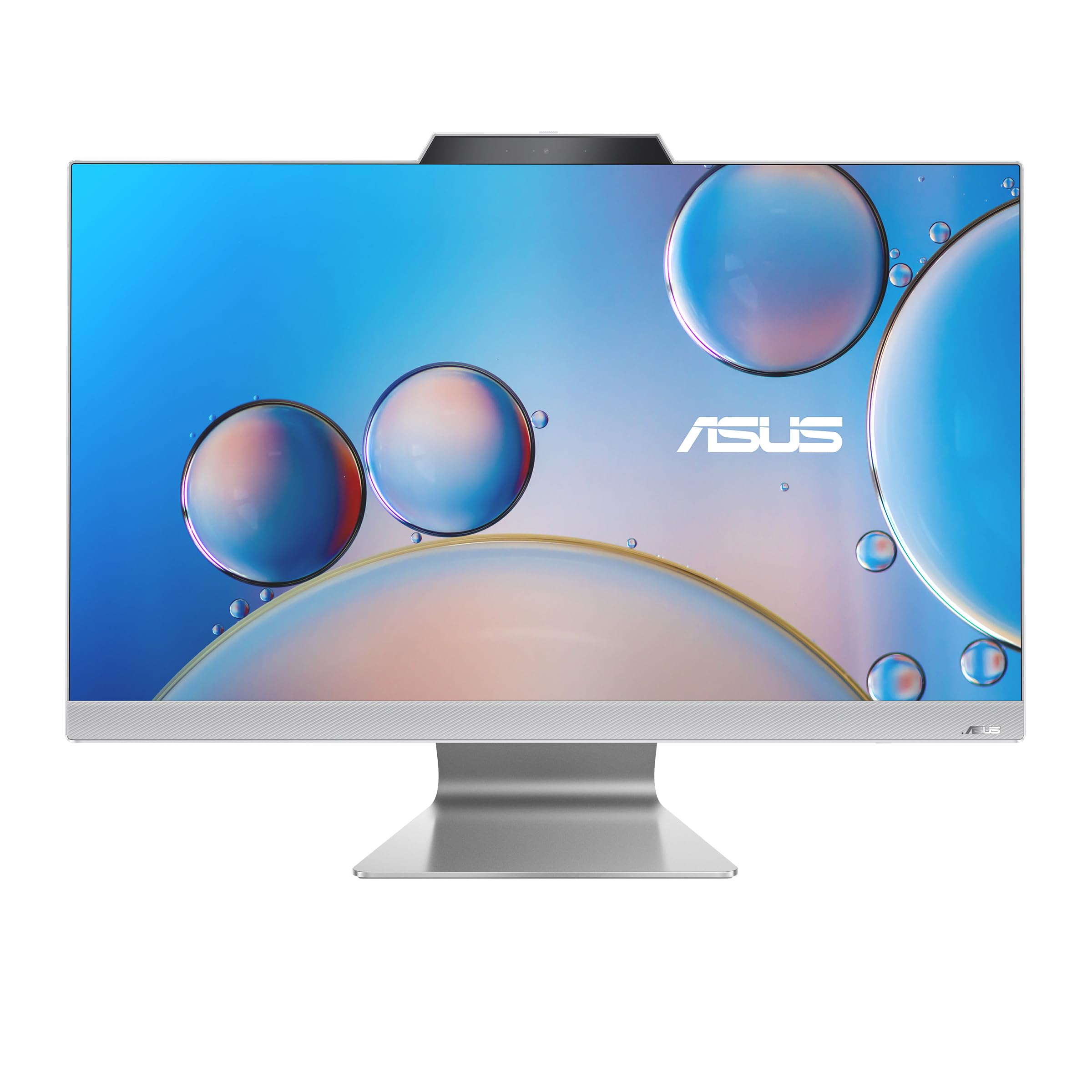 ASUS AIO F3702WFAK-WA011W, Display 27", 75Hz, Processore AMD Ryzen™ 5 7520U, RAM 16GB, 512GB SSD PCIE, Windows 11 Home, Bianco