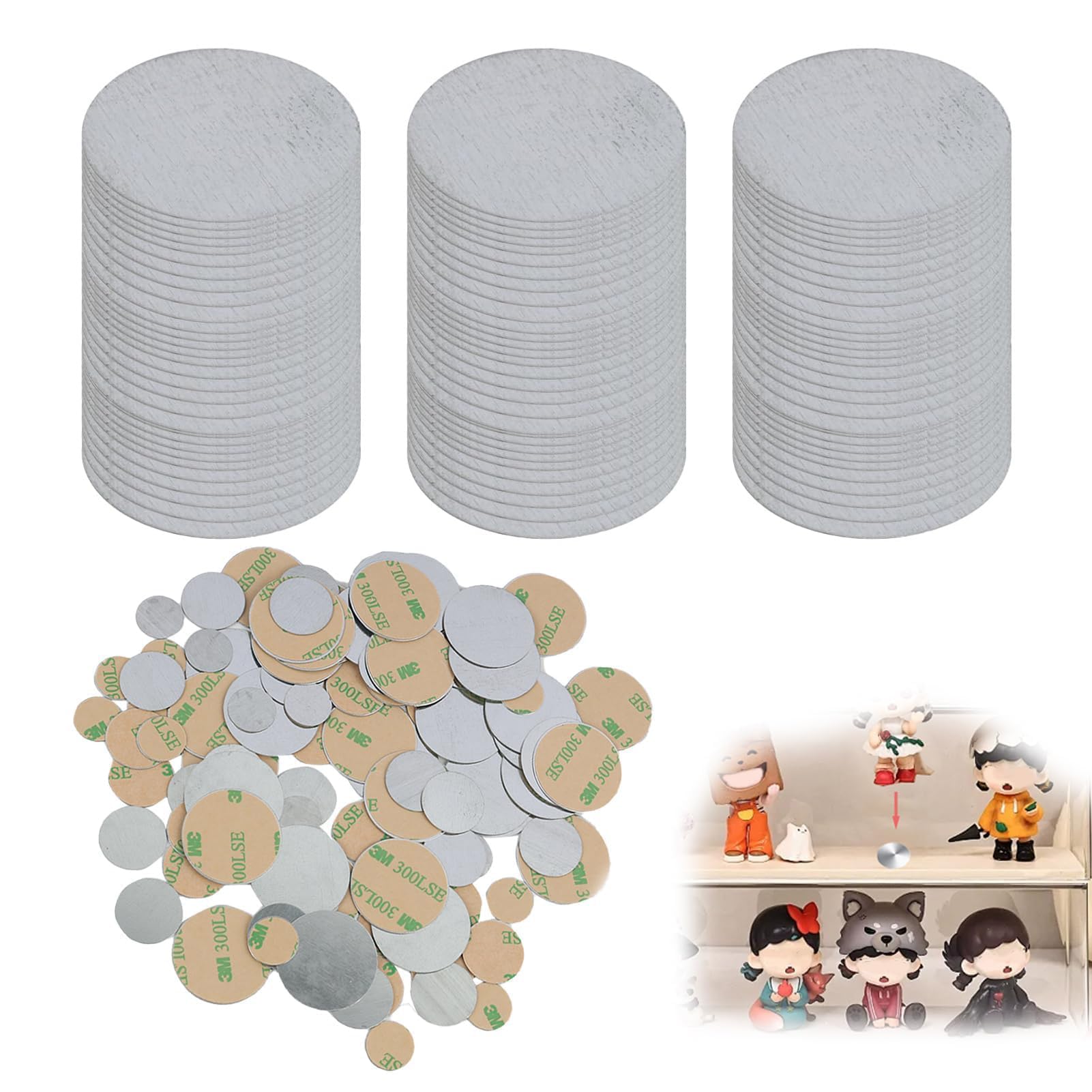 Zelfklevende metalen plaatjes voor toniefiguren, verbeterde spoorloze band, hechtbasis voor magneten, metalen schijven van roestvrij staal, versier de kinderkamer met tonie-figuren (20 stuks Zelfklevende metalen plaatjes voor toniefiguren, verbeterde spoorloze band, hechtbasis voor magneten, metalen schijven van roestvrij staal, versier de kinderkamer met tonie-figuren (20 stuks