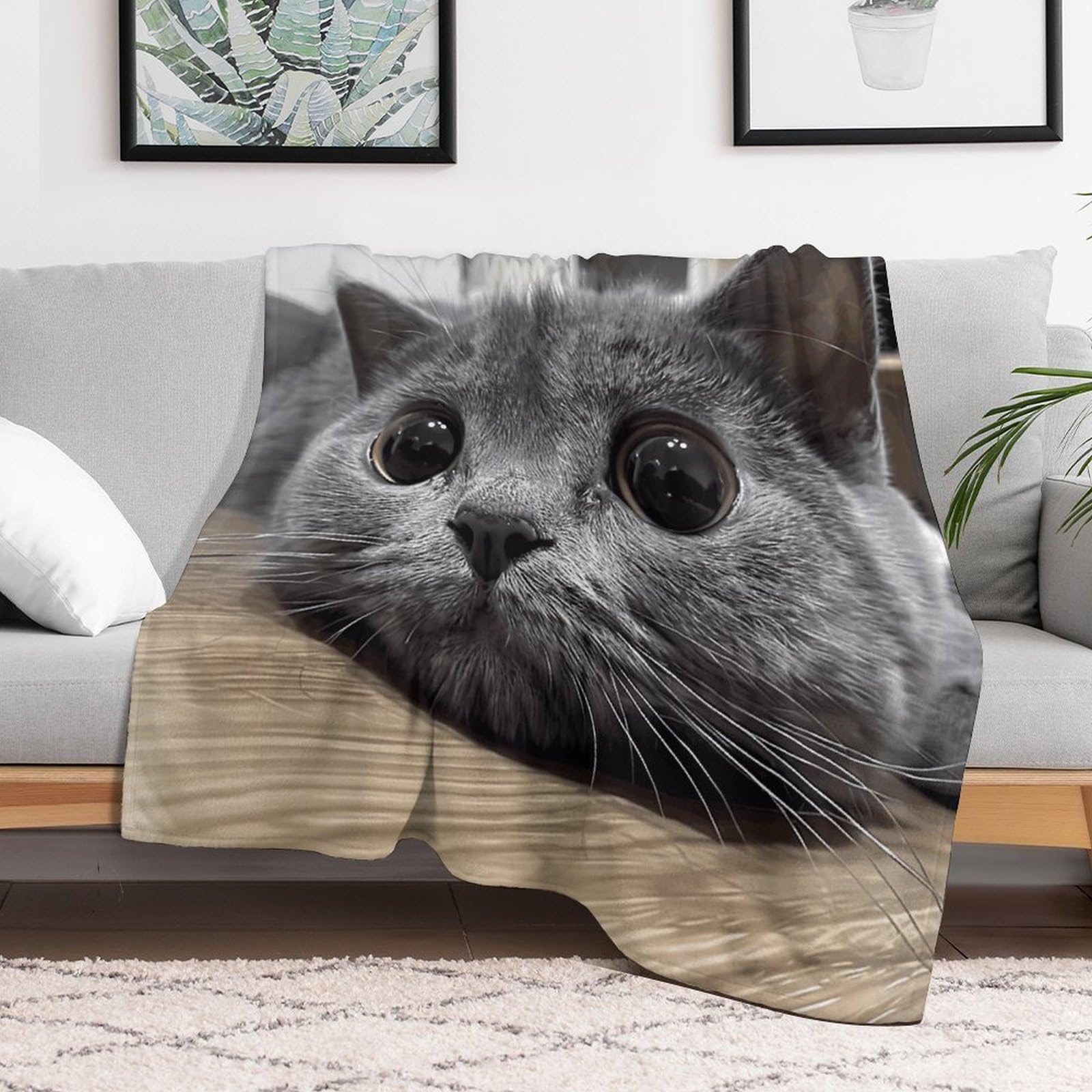 Couverture micro-polaire douce anti-froid pour canapé et lit contre les frissons du salon
