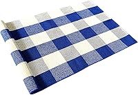 Vista 17 de Levinis - Alfombras de pasillo de cocina - Negras y blancas, cojín de sofá de celosía retro y alfombra de área - Alfombras lavables, tejidas a mano