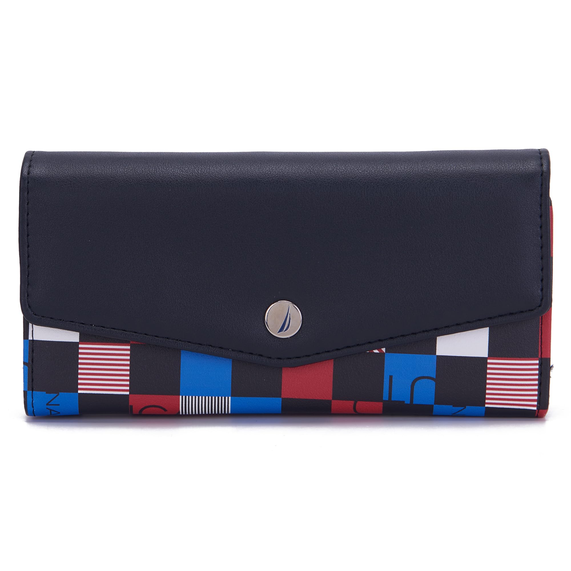 Money Manager RFID Women's Polyurethane Wallet Clutch Organizer, Black Multicolour-image-31