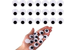BEADNOVA Craft Embellishment - 200 Count Googly Eyes
