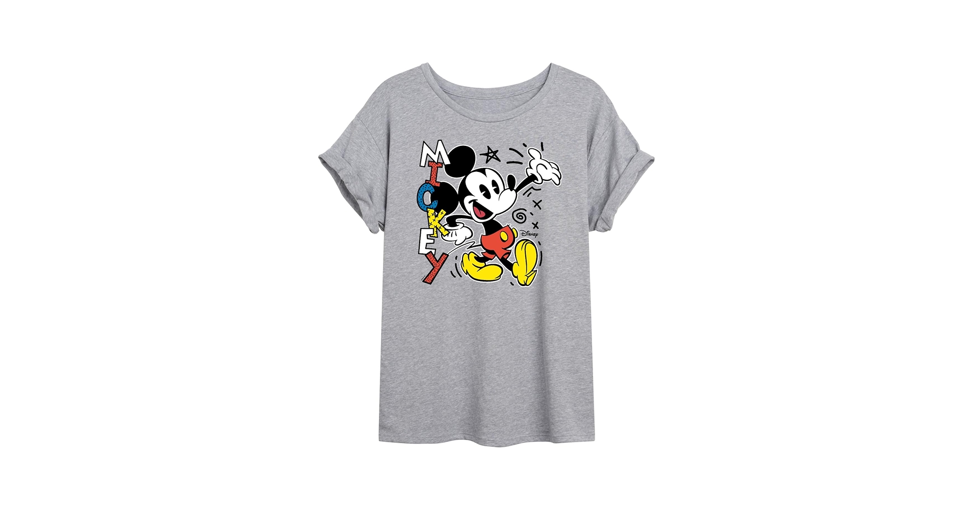 Disney - Standard - Mickey Pop - Women's Oversized T-Shirt