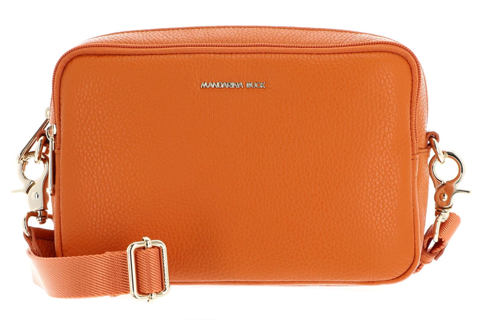 Mandarina Duck, Mellow Leather Camera Case for Women, Marmalade, Taglia Unica