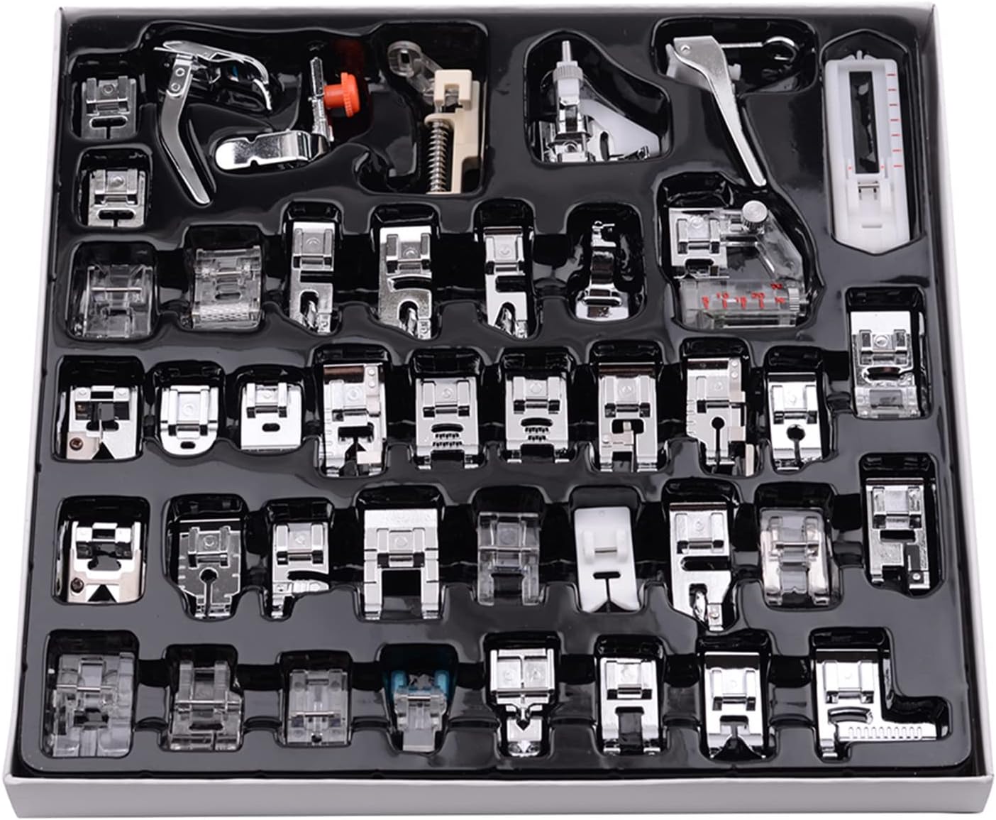 42 Pcs Professional Sewing Machine Presser Feet Set Blind Darning Kit Crafting Accessories for Brother Singer Parts