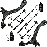 Vista 140 de Detroit Axle - Kit de suspensión delantera RWD de 10 piezas para Chevy GMC Silverado Sierra 1500 1999-2006, 2 brazos de control superior, 2 rótulas