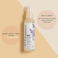 Vista 2 de The Honest Company Acondicionador desenredante para el cabello, acondicionador sin enjuague y spray fortificante, sin desgarros, sin crueldad