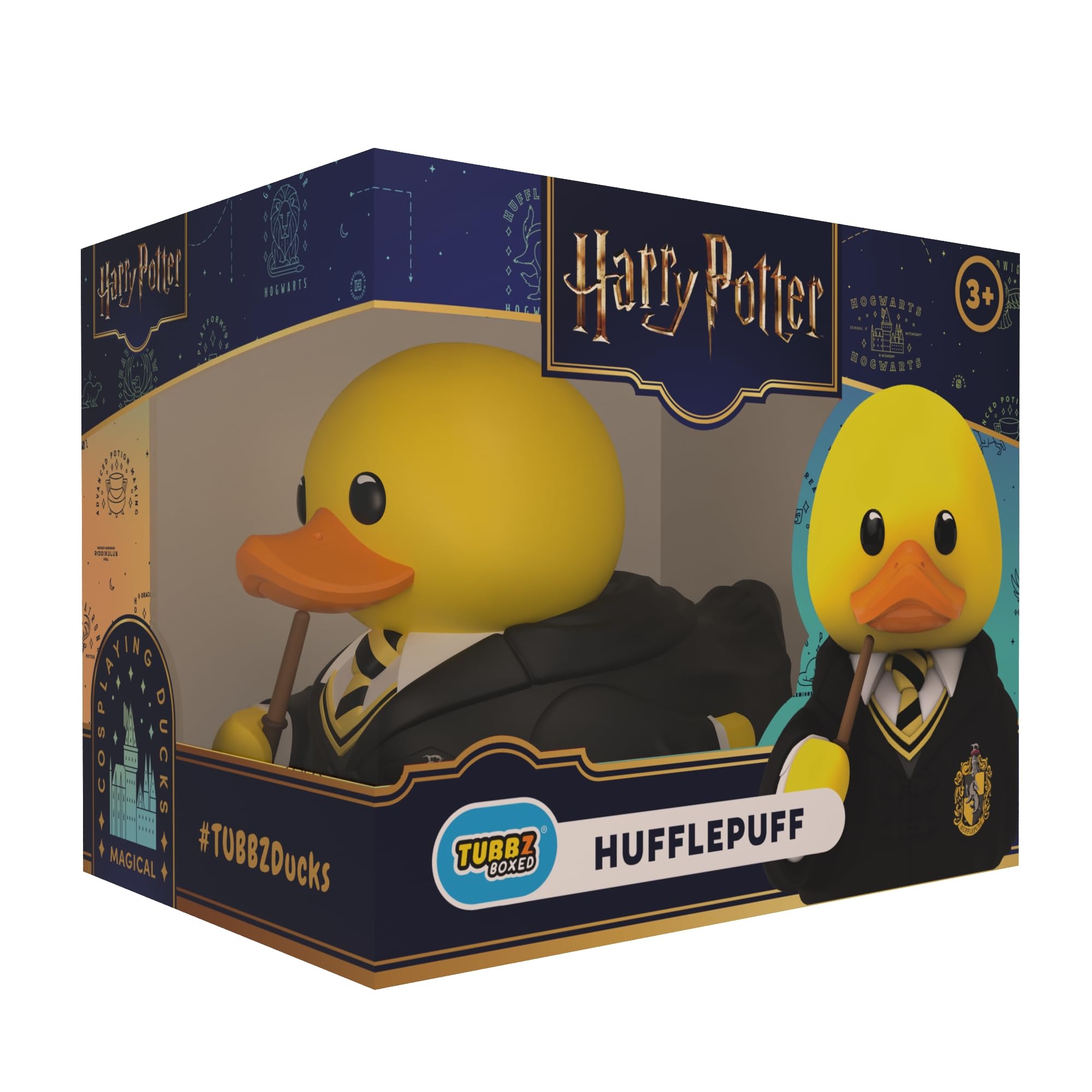 TUBBZ Harry Potter Hufflepuff Rubber Duck Movie Merch Collectable Toys 8cm