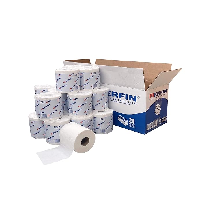 Buy Merfin 2PLY Toilet Paper, 20 Count, Value Pack, 500 Sheets Per