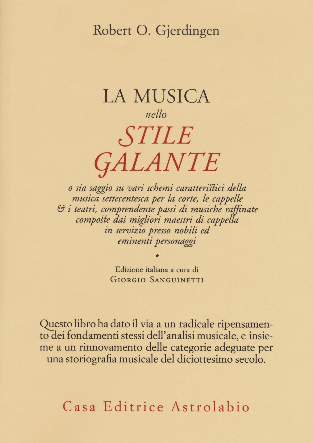 La Musica Nello Stile Galante - 4