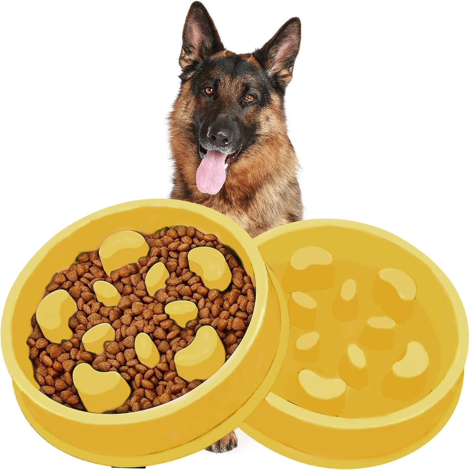 MEDILOE Slow Feeder Dog Bowl Dog Slow Feeder Bowl Dog Bowls to Slow