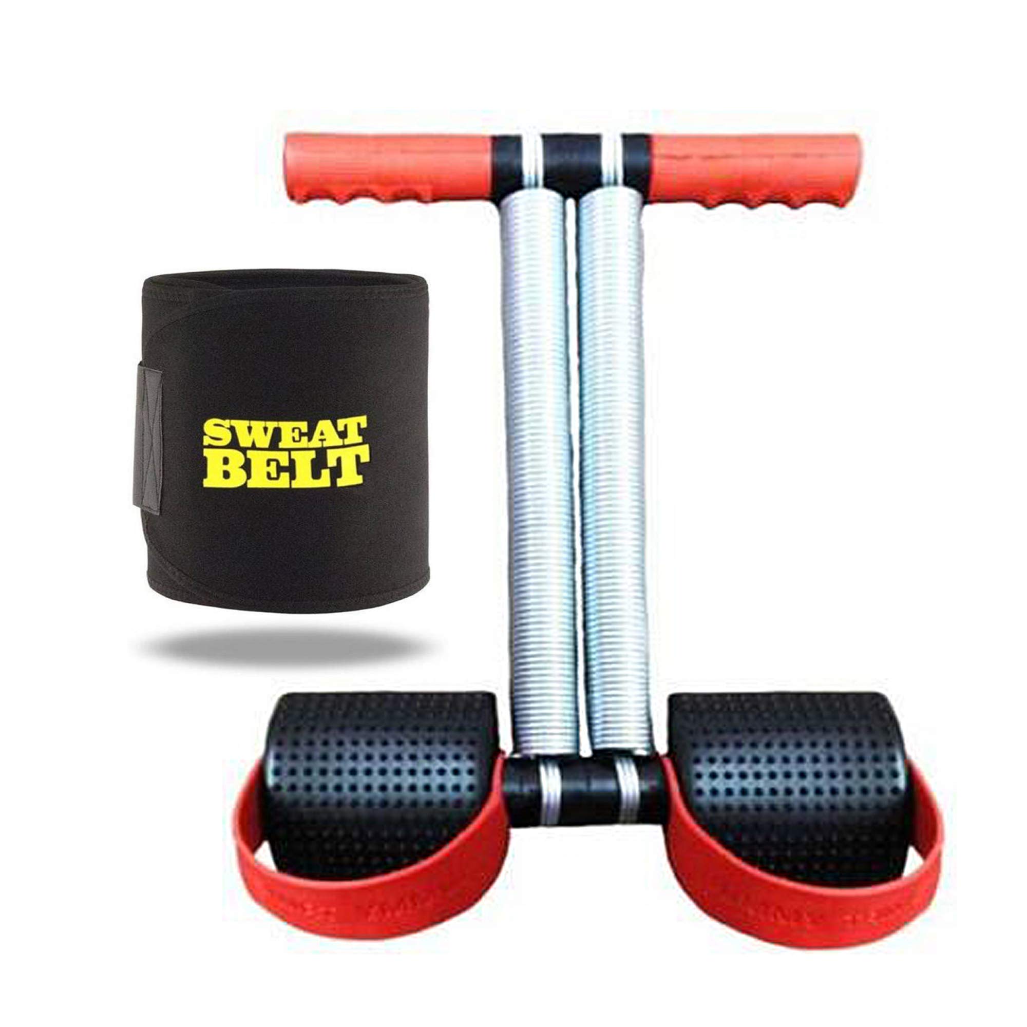 ALKA Double Steel Spring Trimmer with Sweat Belt (RED) (B07WND3RYK) Amazon Price History, Amazon Price Tracker