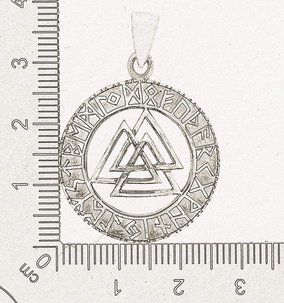 AFP Anhänger Runen Wotansknoten 925 Sterling Silber AS-566-1