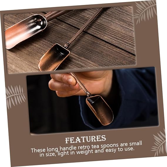 Ciieeo Multi-function Portable Tea Scoop Ergonomic Tea Shovel for Home Use Safe Material for Parties Dessert