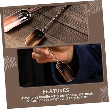 Ciieeo Multi-function Portable Tea Scoop Ergonomic Tea Shovel for Home Use Safe Material for Parties Dessert