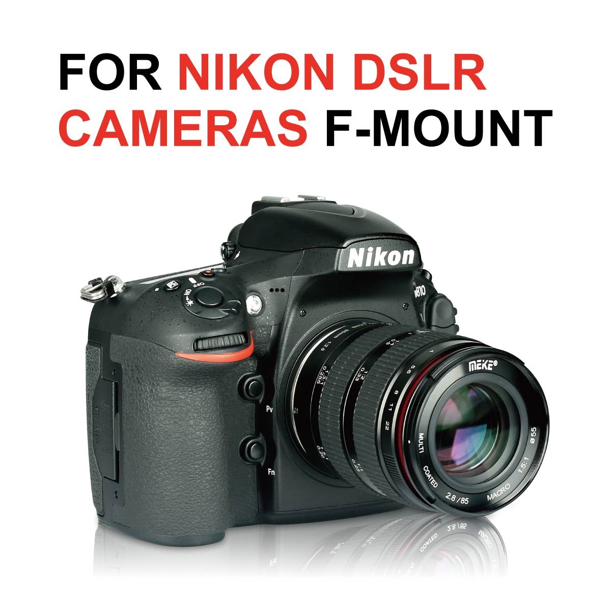 Amazon.co.jp: MEKE 85mm F2.8 フルフレーム マクロ中望遠 1.5:1比