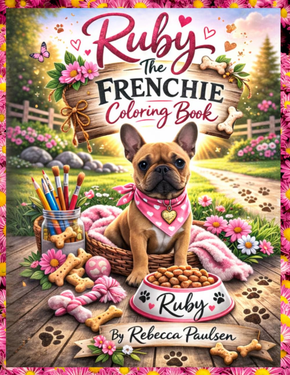 Ruby the Frenchie Coloring Book: Cute French Bulldog Coloring Pages for Kids, Teens & Adults | Fun Dog Lover Activity Book with Mazes, Games & More: ... – A Perfect Gift for Dog Lovers of All Ages