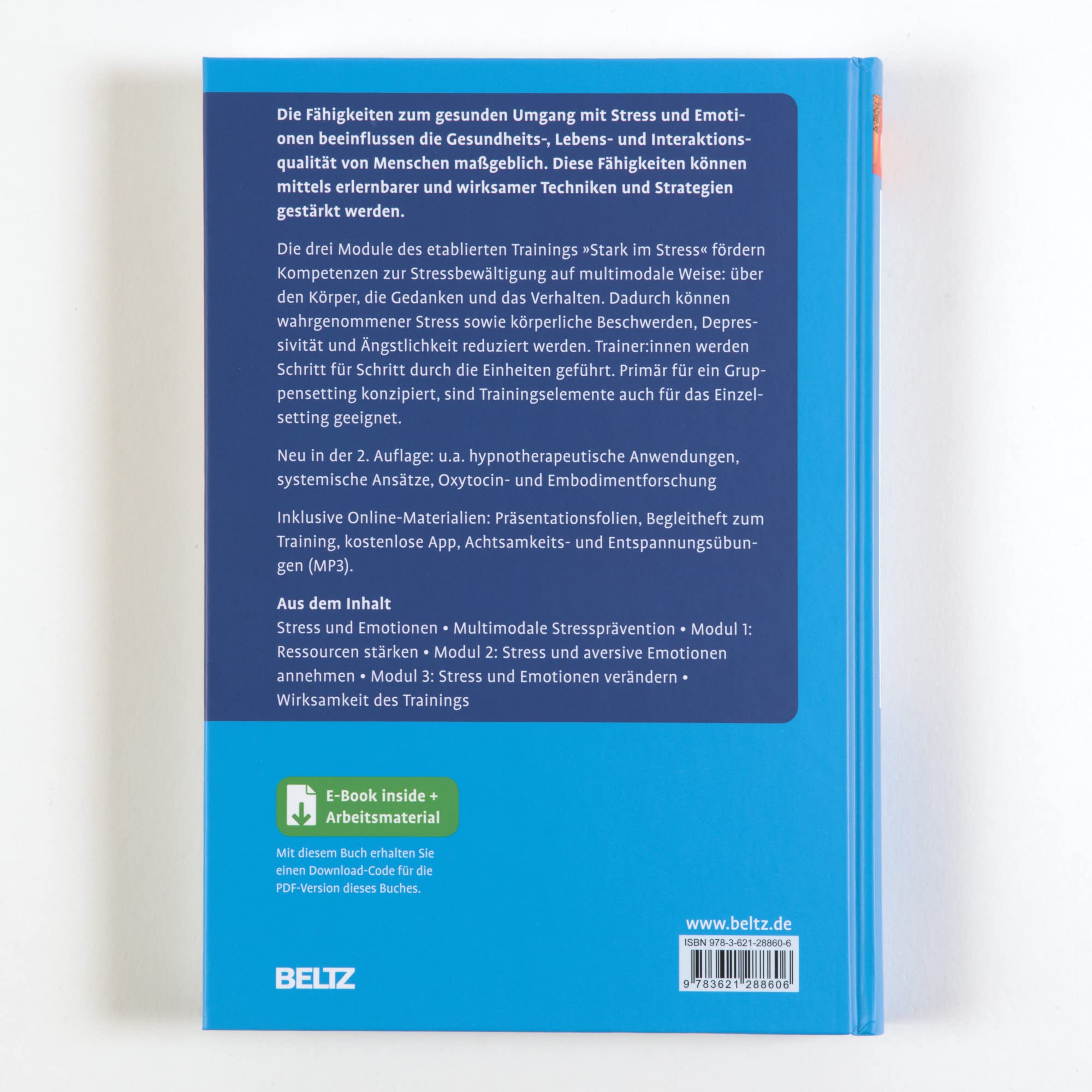 Stress- und Emotionsregulation: Trainingsmanual zum Programm Stark im Stress. Mit E-Book inside und Arbeitsmaterial