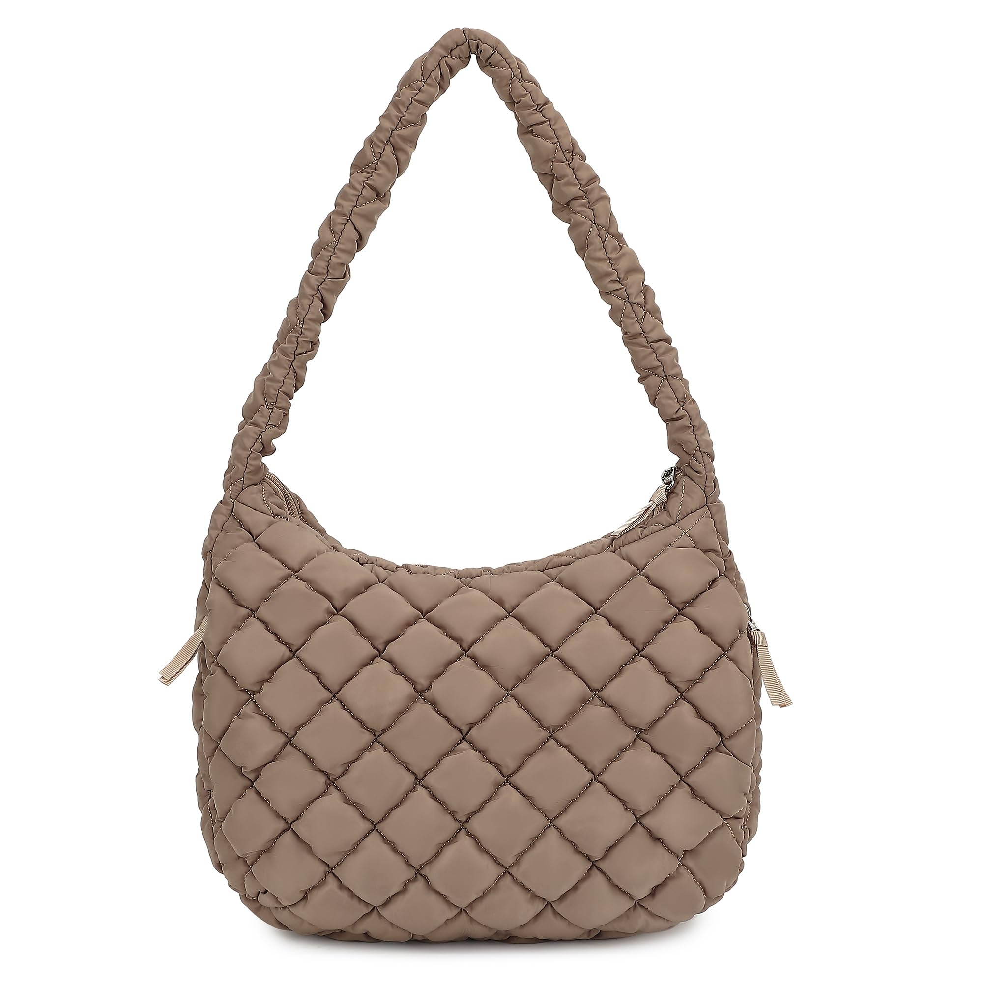 Tote Bag for Women Large Puffer Bag and Work Bags with Zipper Quilted Tote Bag for Travel Daily