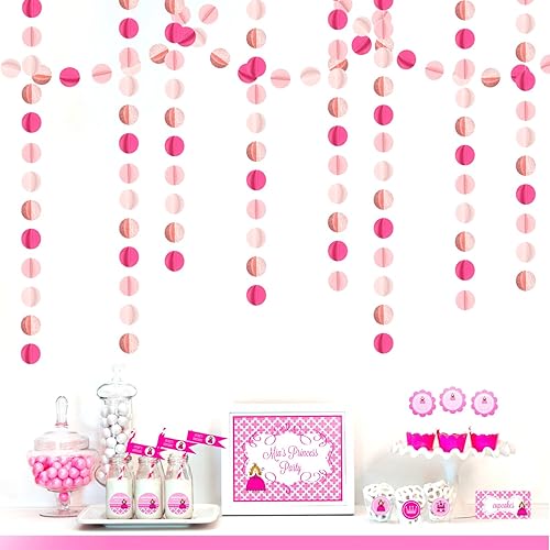 Miniatura 19 de Guirnalda de papel para decoración de fiesta de otoño beige, naranja y rosa, 39 pies, 3D de otoño, bohemio, colgante, para Acción de Gracias