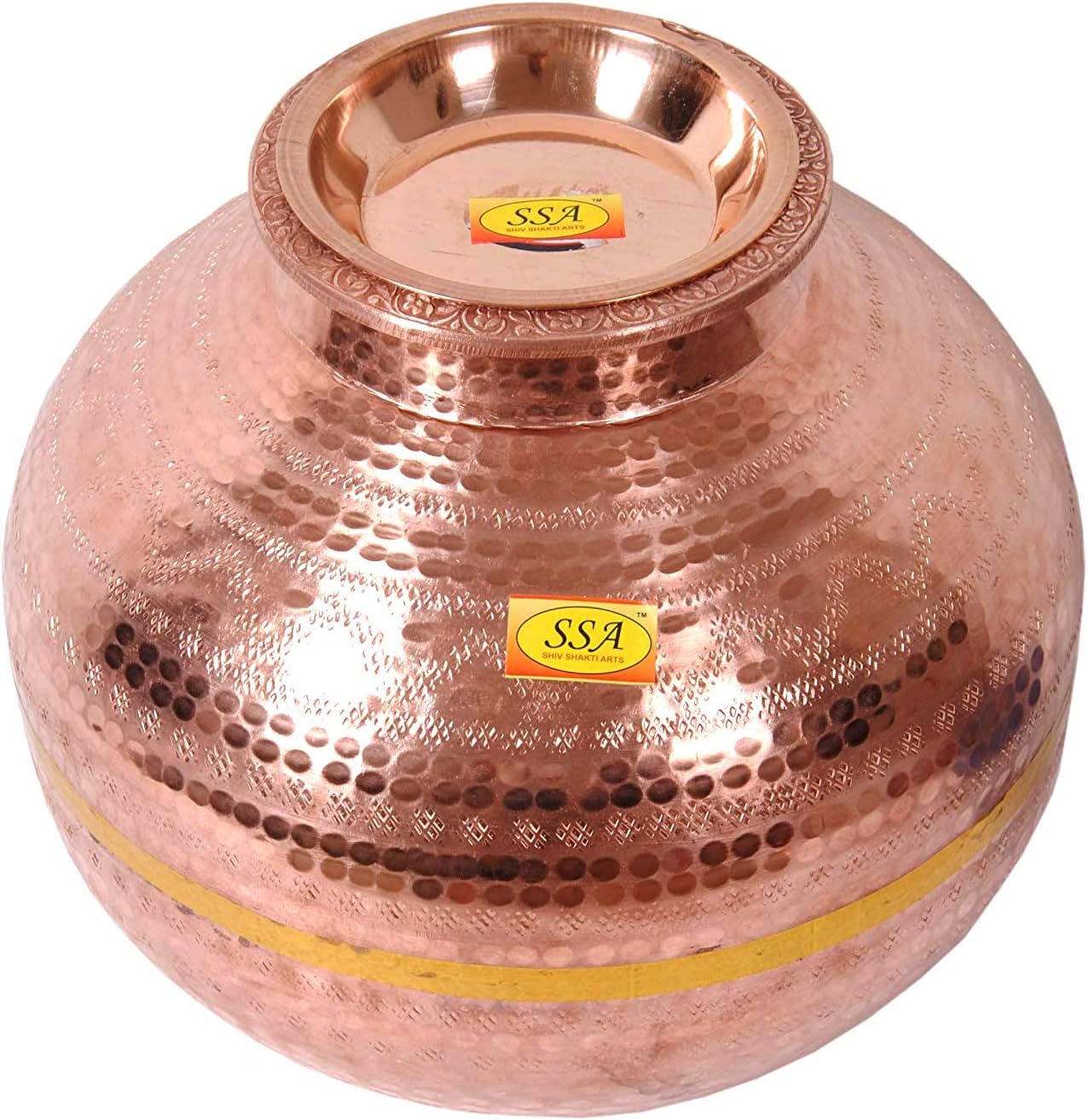 SHIV SHAKTI ARTS Copper Matka Cup, Brown, 12L, 12 liter