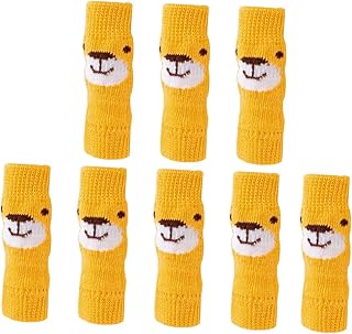 BUGUUYO 2 Sets pet Socks Dog Leggings Dog Leg Covers Dog Leg Socks Dog Socks Dog Joint Protector Dog Leg Warmers Small Knitting Gloves pet Leg Joint Protector Cotton Protection pad The cat