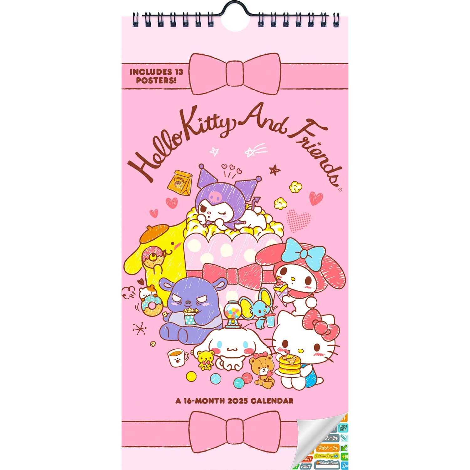 amazon-com-hello-kitty-and-friends-calendar-2025-deluxe-2025-hello-kitty-and-sanrio-mini-poster-calendar-calendar-bundle-with-over-100-calendar-stickers-hello-kitty-gifts-office-supplies-office-products