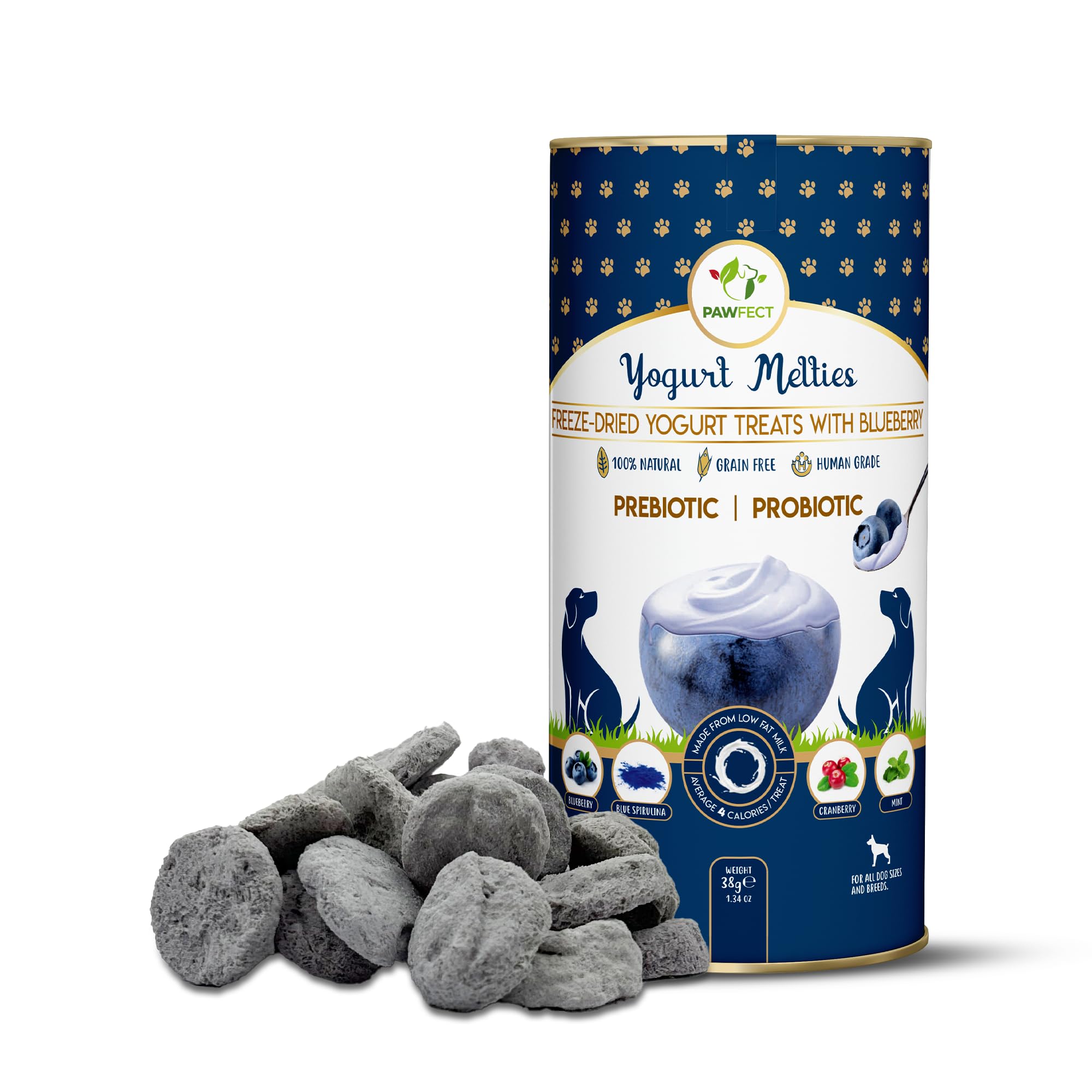 Pawfect Yogurt MELTIES con arándanos