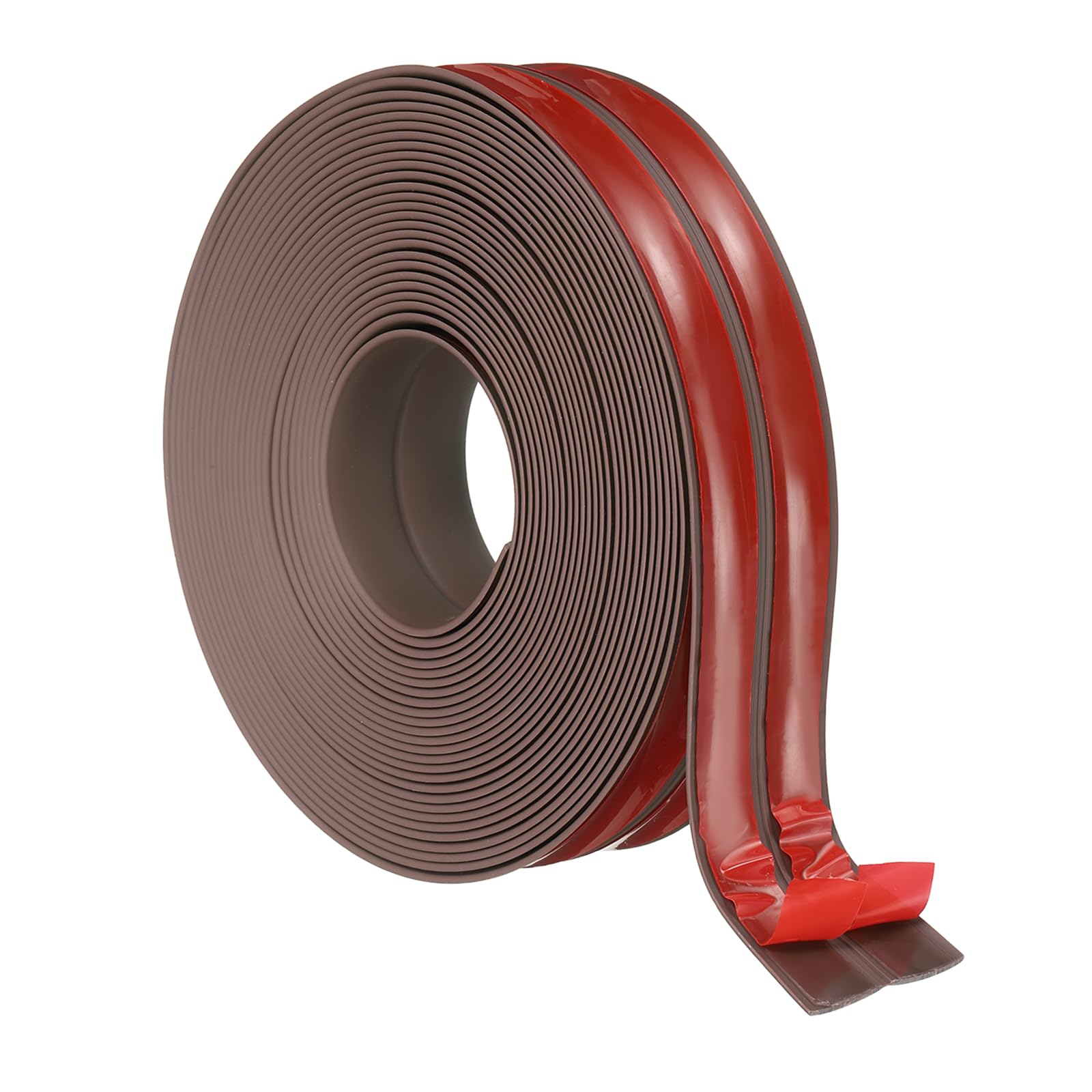 PATIKIL 3cm x 9m Wall Corner Protector, Self Adhesive Wall Corner Guard Edge Protector Flexible Peel and Stick Molding Trim for Ceiling Countertop, Brown