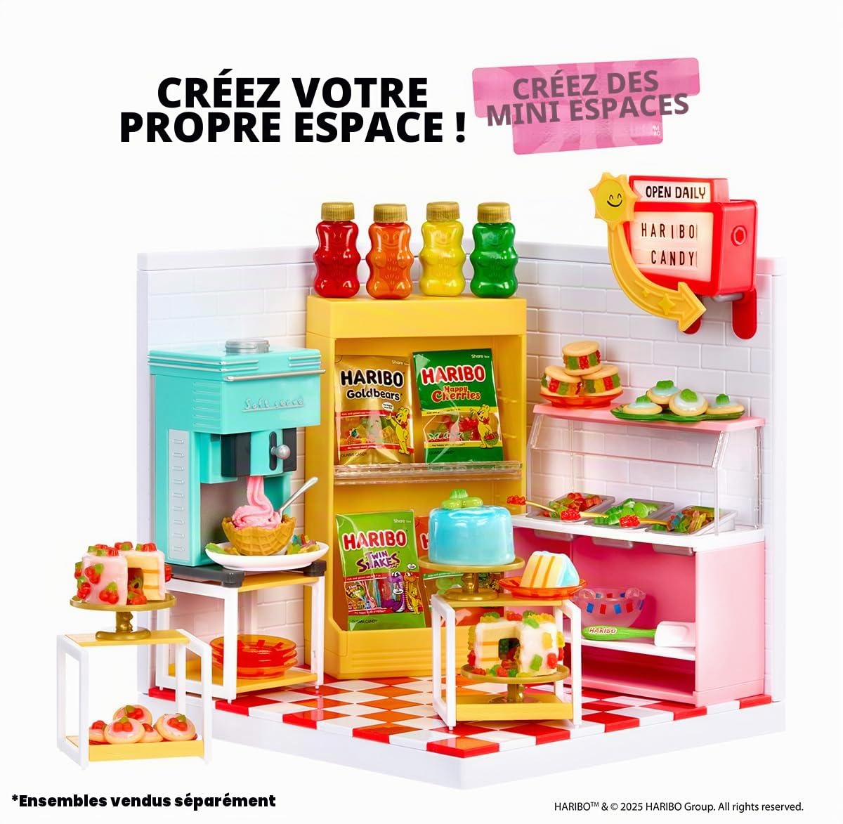 MGA's Miniverse Make It Mini Haribo Multipack - Mini Objets à Collectionner, Résine DIY, Réplique de Bonbons, Créations Assorties, Non Comestibles - pour Les Collectionneurs, Dès 8 Ans