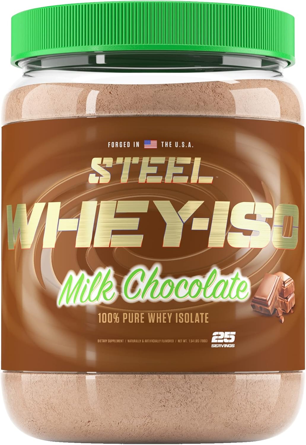Steel Supplements WheyIso Whey Isolate Protein Powder
