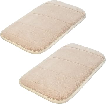 2 Sets Upgraded Computer Wrist Elbow Pad, Flexible Memory Foam Arm Wrist Rest Pillow, Soft Wrist Support Mat for Keyboard Desktop Office Gaming - Alleviate Elbow Pain (7.8 x 15.7 inch)
