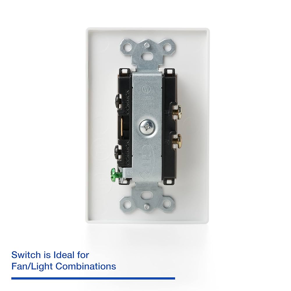 Panasonic EcoSwitch 2-Function On/Off Wall Switch for